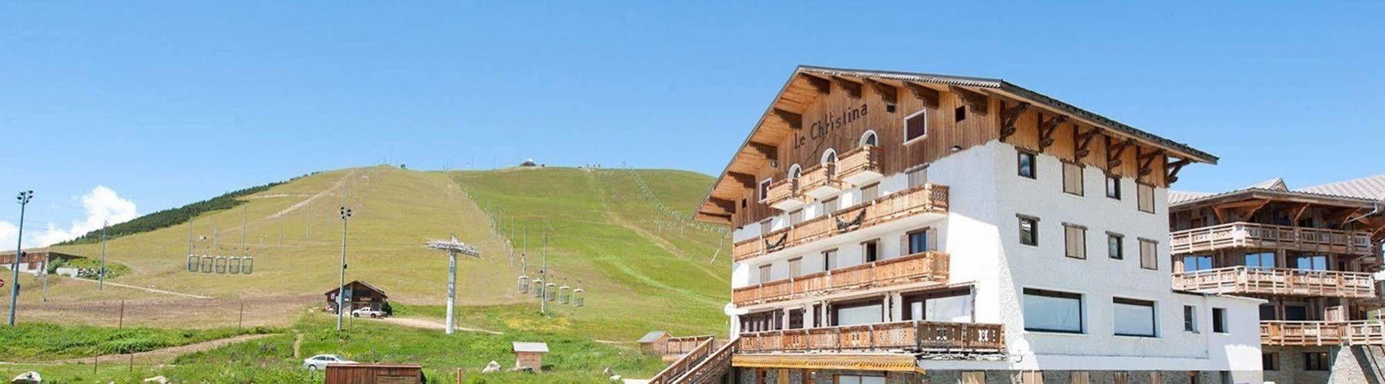 Madame Vacances Hotel Le Christina Alpe d'Huez Kültér fotó